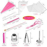 83 in 1  Cake Decorating Mouth Baking Tool Set Icing And Pastry Coloring Utensils, 83 PCS/Set